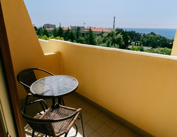 Стандартный 2-местный 1-комнатный DBL/TWIN с видом на море, корпус 5-7 - Санаторий «Заполярье»