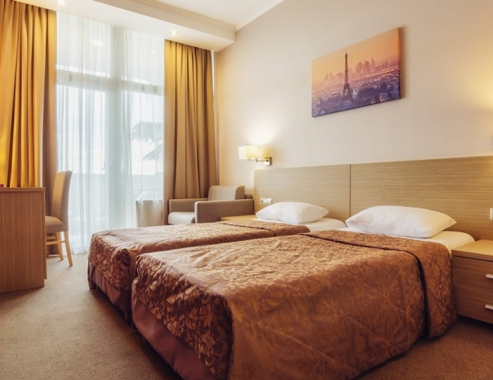 Стандартный 2-местный 1-комнатный  DBL/TWIN, корпус 5-7 - Санаторий «Заполярье»